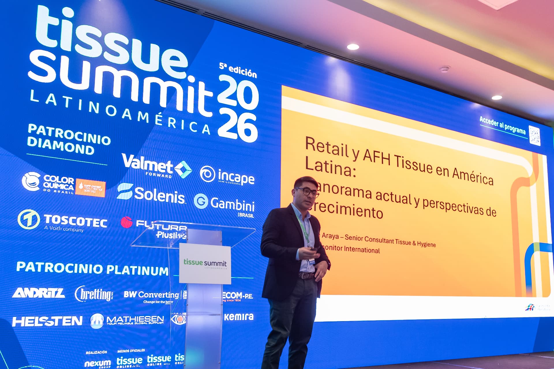 Tissue Summit Latinoamérica — Programa no palco principal